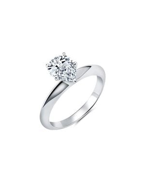 Crislu Pear Cut Cubic Zirconia Ring - Blue