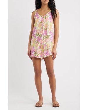 Rip Curl Topanga Canyon Sleeveless Romper - Multicolor