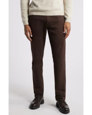 Johnston & Murphy Straight Leg Stretch Pima Cotton Pants - Black