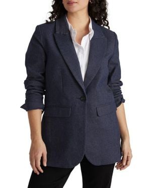 UNIVERSAL STANDARD Denim Blazer - Blue