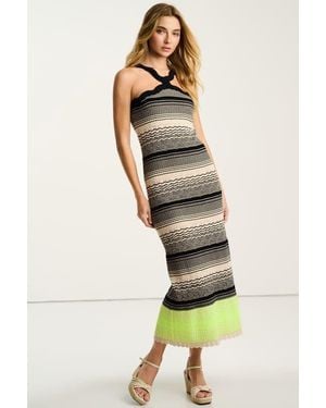 Lisa Todd Summer Sway Knit Cotton Dress - Multicolor