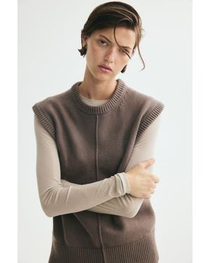 H&M Knit Sweater Vest - Gray