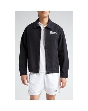 Palmes Olde Organic Cotton Jacket - Black
