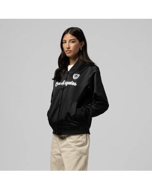 Mitchell & Ness Las Vegas Raiders Full-Snap Satin Jacket - Black