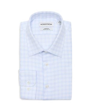 slim fit dress slacks William Fullest Fit Shirt in Blue & Red Plaid, 18 34/35 main image 0