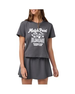 Travis Mathew Relaxed Boxy Graphic T-Shirt - Gray