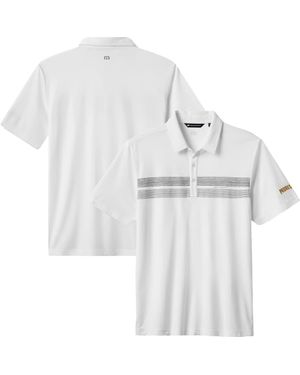 Travis Mathew San Diego Padres Top Recruit Tri-Blend Polo - White