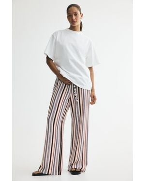 H&M Knit Drawstring Pants - Multicolor