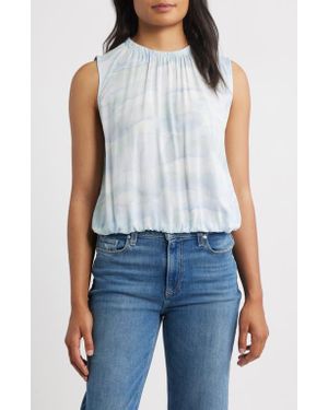 Cloth & Stone Bubble Tank Top - Blue