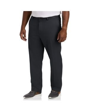Essentials Big & Tall Microfiber Dress Pants - Black