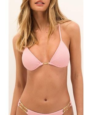 ViX Bell Racerback Triangle Bikini Top - Pink
