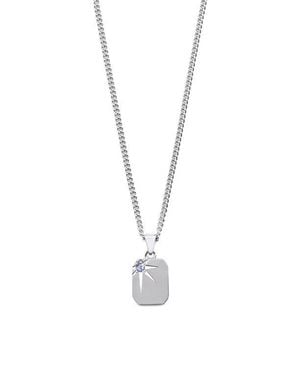 Serge Denimes Guardian Pendant Necklace - White