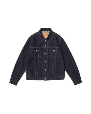 vowels Classic Trucker Jacket - Blue