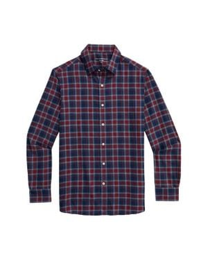 Vineyard Vines Jethro Plaid Tech Twill Button-Up Shirt - Blue
