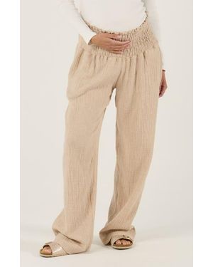 Cache Coeur Maternity Smock Pants Myriam - Natural