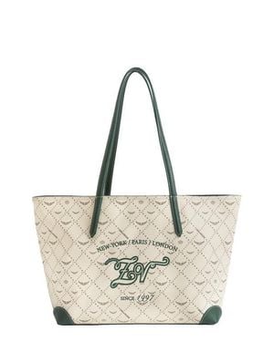 Zadig & Voltaire Z Shopper Monogram Tennis Tote - Metallic