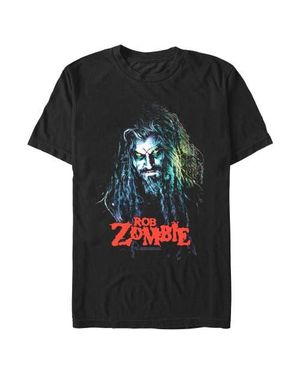 Rob Zombie Hellbilly Portrait Graphic T-Shirt - Black