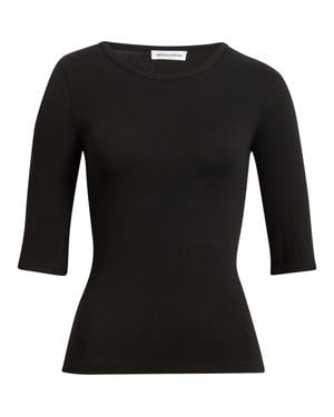 ARTLESS FOREVER Lee Three-Quarter Sleeve Top - Black