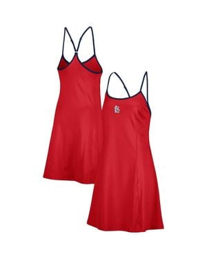 Lusso St. Louis Cardinals Nakita Strappy Scoop Neck Dress - Red