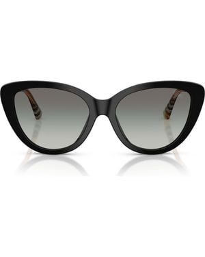 Burberry 55Mm Cat Eye Sunglasses - Gray