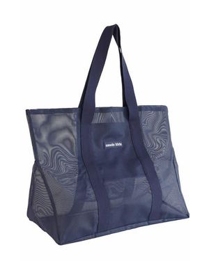 Sande Beach Hauler Mesh Beach Bag - Blue