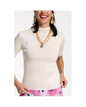 Frances Valentine Marie Sweater Merino - White
