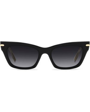 Stuart Weitzman 52Mm Cat Eye Sunglasses - Black