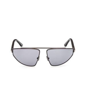 Tom Ford Parker 64Mm Oversize Pilot Sunglasses - Multicolor