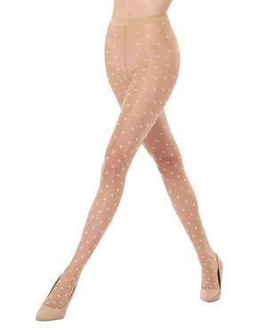 Wolford Daisy Sheer Tights - Natural
