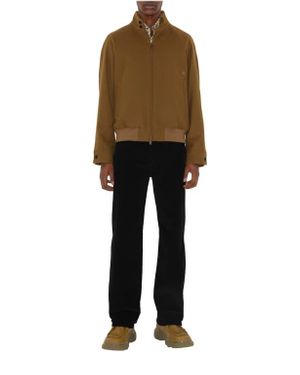 Burberry Cashmere Harrington Jacket - Black