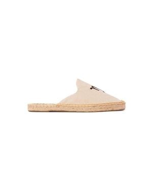 Soludos The Smoking Mule Embroidery Espadrille - White