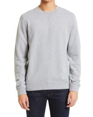Sunspel Cotton French Terry Sweatshirt - Gray