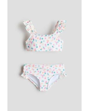 H&M Flounced Bikini - White