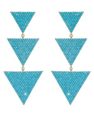 Nickho Rey Megan Earrings - Blue