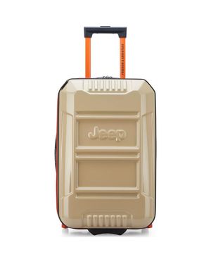 Jeep Jh003B 21 Carry On Hardside Expandable Luggage With Two Wheels - Natural