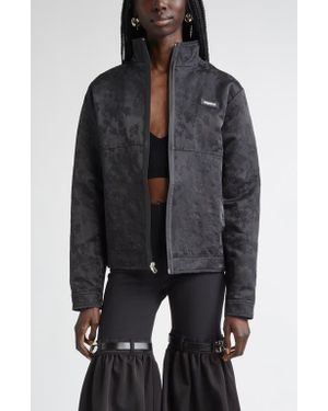 Coperni Floral Jacquard Jacket - Black