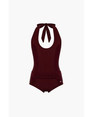 Oddli Halter One Piece - Red