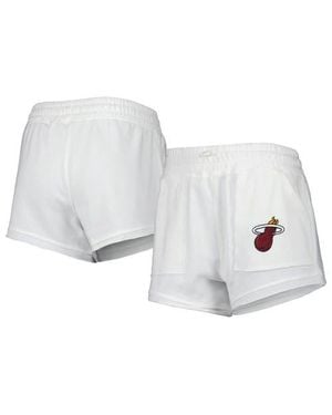 Concepts Sport Miami Heat Sunray Shorts - White