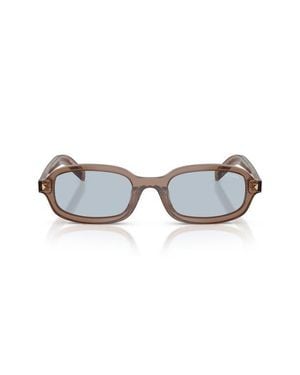 Prada 52Mm Oval Sunglasses - Multicolor