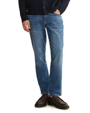 WARP+WEFT Ord Straight Leg Knit Jeans - Blue