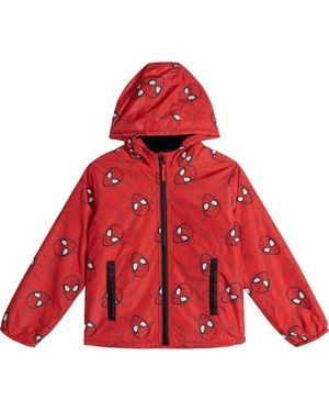 Marvel Spider- Zip-Up Hooded Jacket - Red