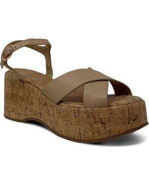 Shu Shop Indiana Platform Sandal - Brown