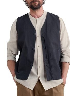 Seasalt Cornwall Metern Organic Cotton Vest - Blue