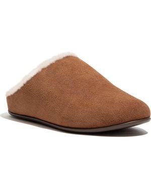 Fitflop Chrissie Shearling - Brown