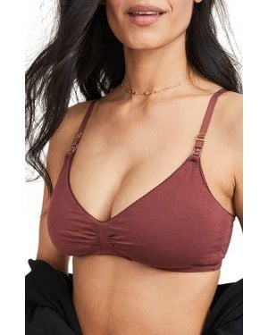 HATCH The Everyday Nursing Maternity Wireless Bra - Brown