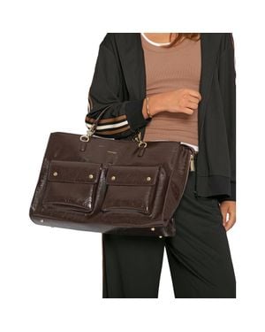 Belle & Bloom Reflections Leather Shoulder Bag - Black