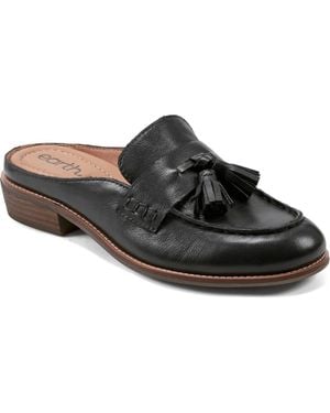 Earth Everett Tassle Mule - Black