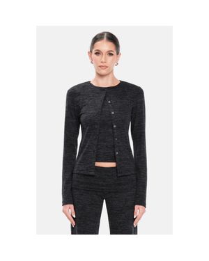 OW Collection Nita Knit Cardigan - Black