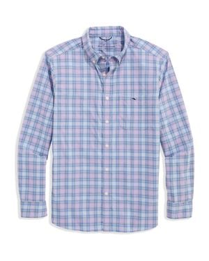 Vineyard Vines Binnacle Plaid Featherweight Performance Button-Down Shirt - Blue