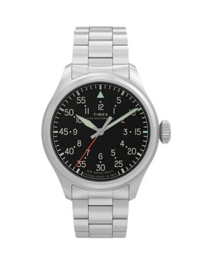 Timex Waterbury Ace 41Mm Stainless Steel Bracelet Watch - Metallic